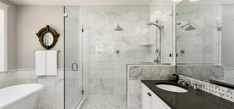 bathroom shower door installation in Rodeo